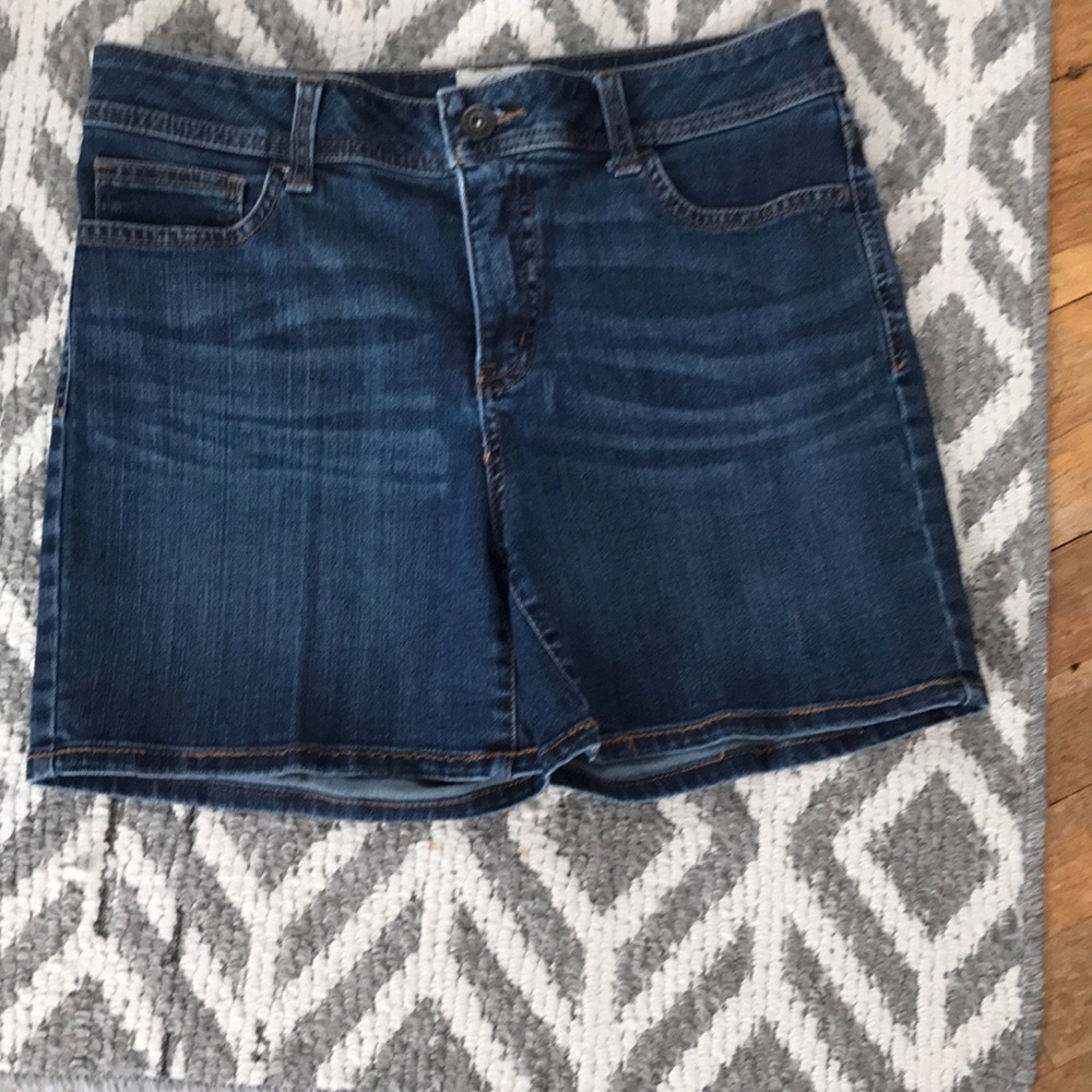 St Johns Bay Denim shorts.